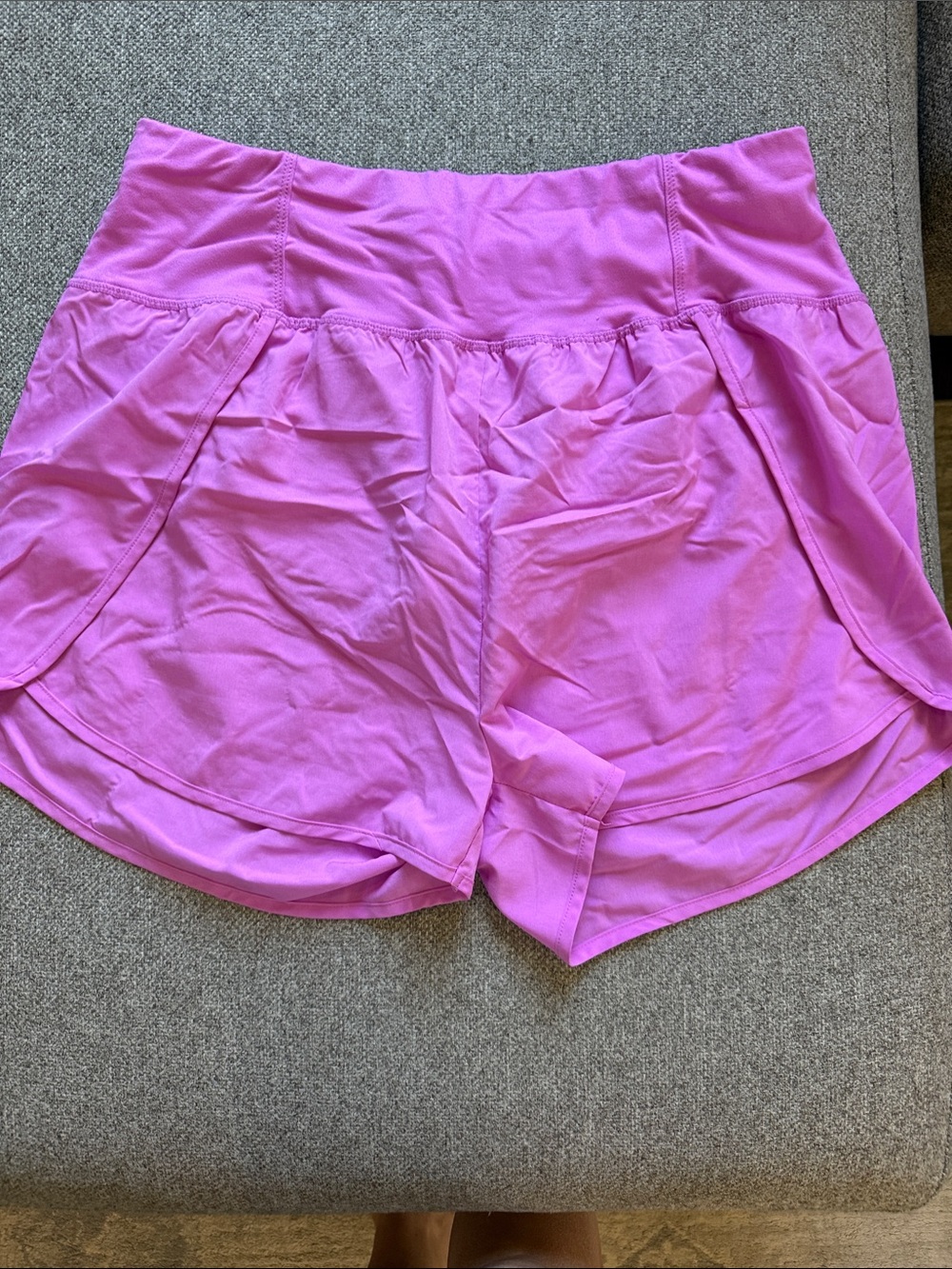 Zenana Outfitters Pink High-Rise Athletic Shorts